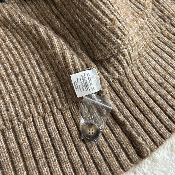 Weekend Los Angeles Womens NWOT Cardigan Chunky Knit Beige/Multi Sz Small Cozy - Picture 5 of 6